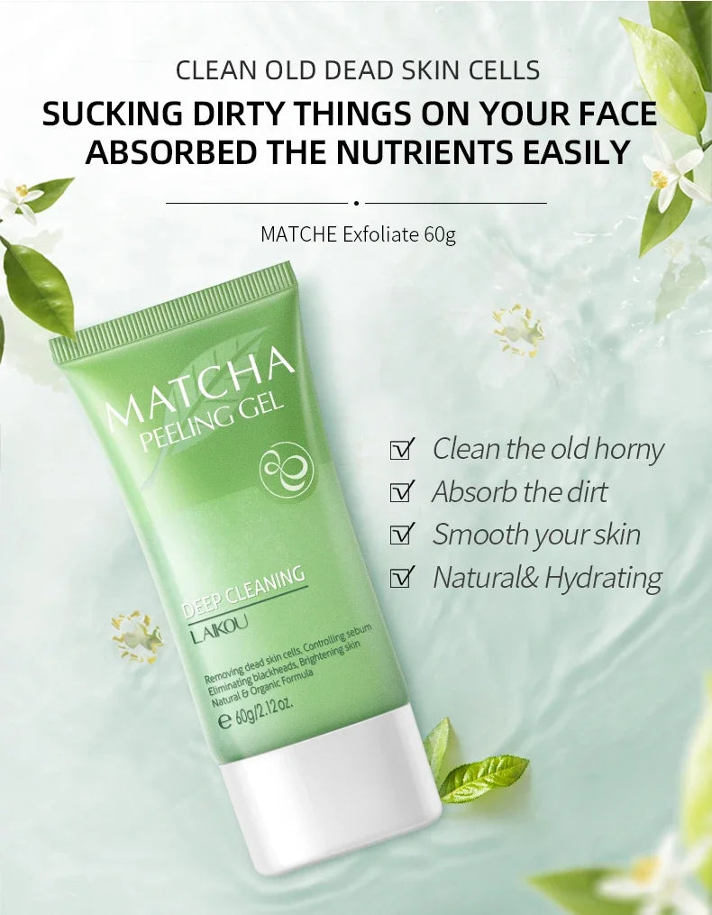 Gel Gommage Matcha Visage Hydrater Nourrissant