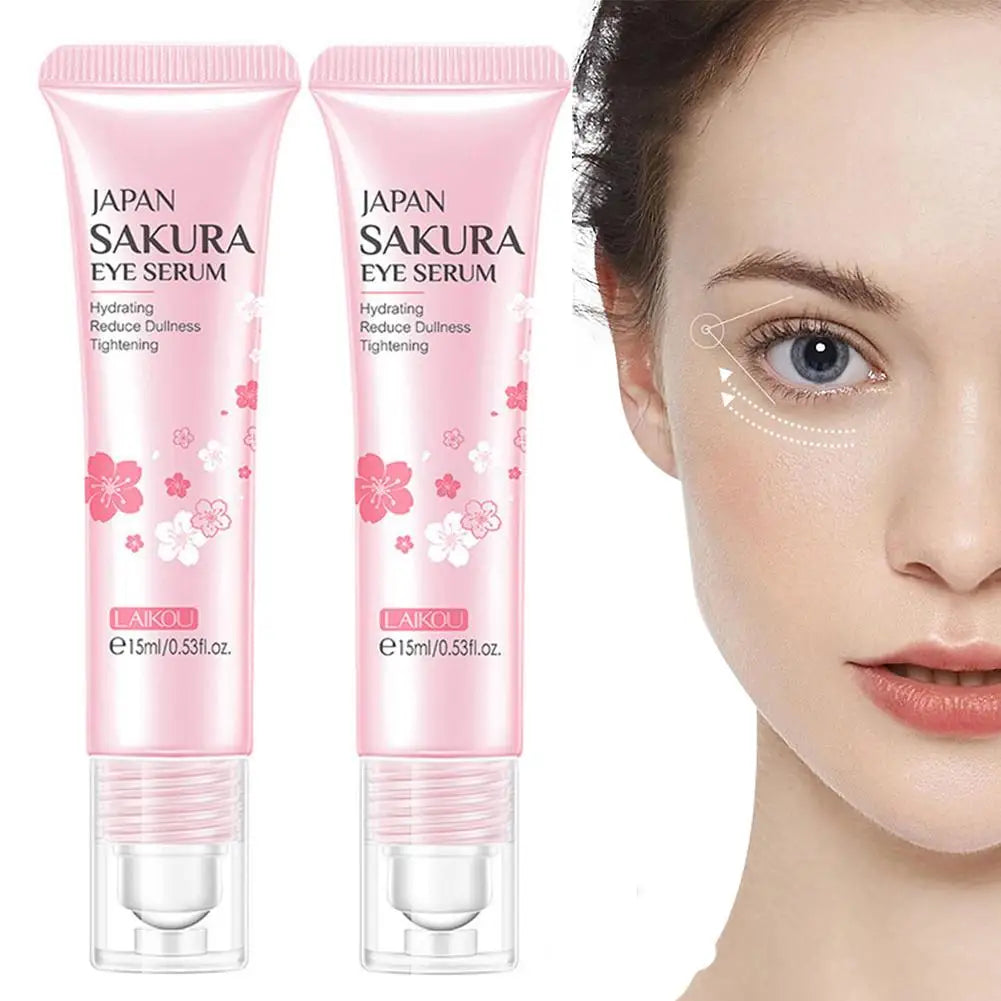 Sakura - Sérum Crème de Massage des Yeux Roll Ball Essence Raffermissant