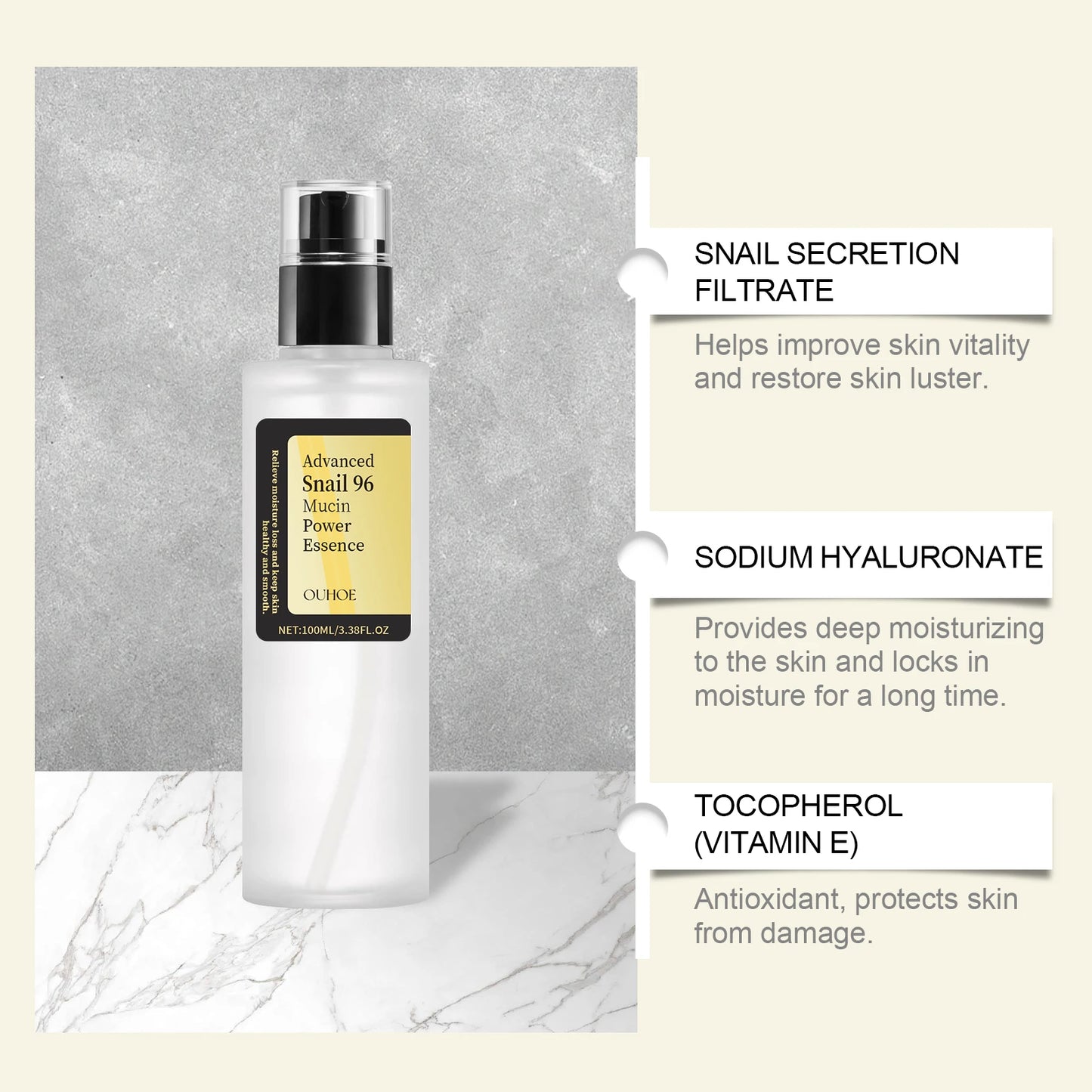 Sérum Advanced Snail 96 Mucin Power de COSRX 100ml
