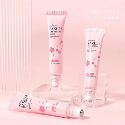Sakura - Sérum Crème de Massage des Yeux Roll Ball Essence Raffermissant