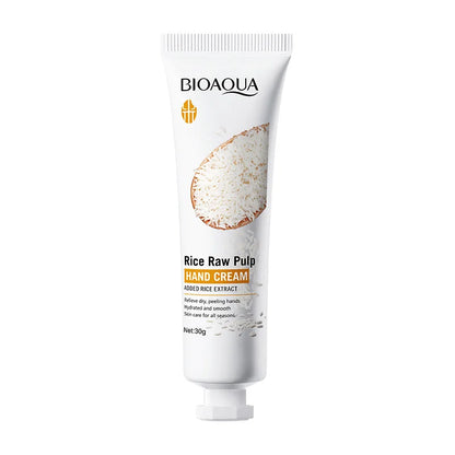 Crème hydratante pour les mains au riz blanc - BIOAQUA 30g