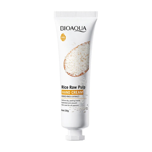 Crème hydratante pour les mains au riz blanc - BIOAQUA 30g