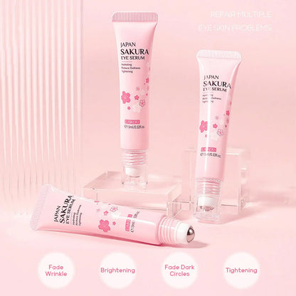 Sakura - Sérum Crème de Massage des Yeux Roll Ball Essence Raffermissant
